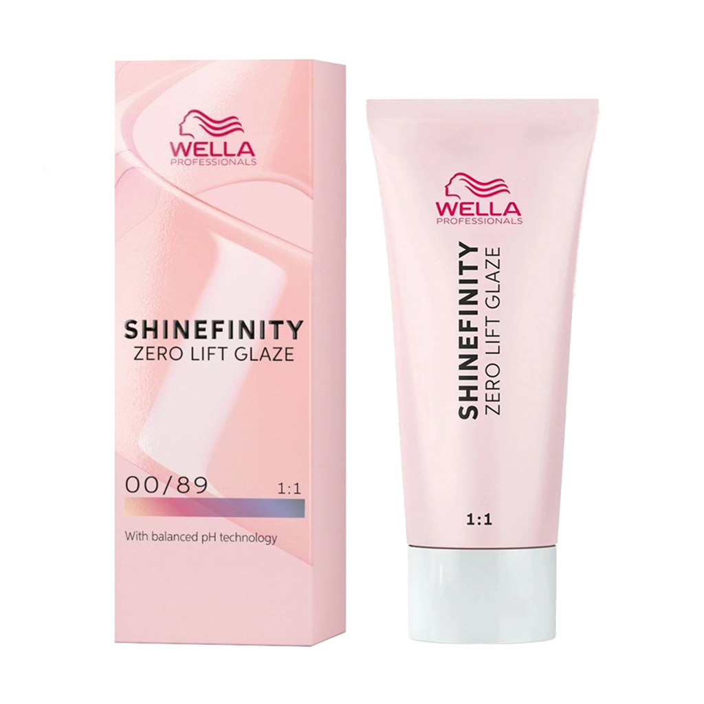 Напівперманентна фарба для волосся Wella Professionals Shinefinity Zero Lift Glaze 00/89 Blue Booster, 60 мл (бустер)